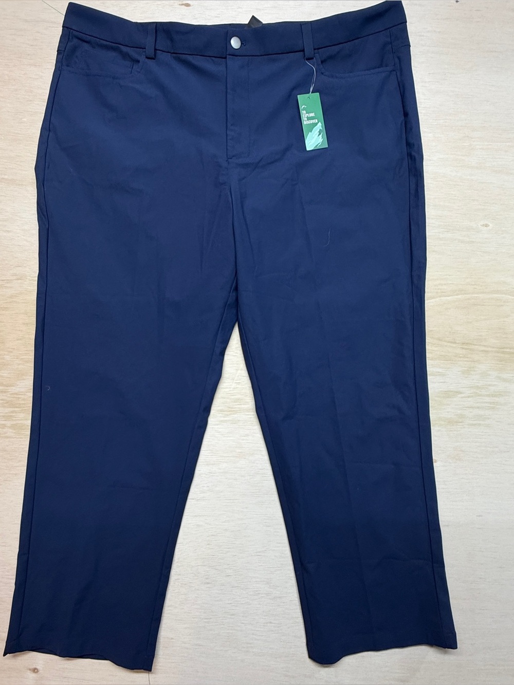 Willit Men's Golf Pants 42x28 Navy Blue Stretch Quick Dry Performance Slacks